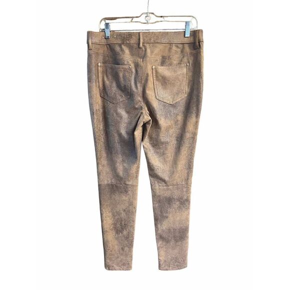 Chicos Faux SuedePull on Pants Sz ( 10) camel - Picture 2 of 10